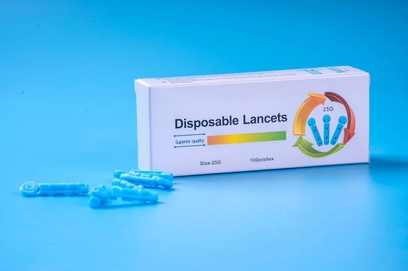 Disposable Glucose Lancet Plastic Hub Lancet suppliers