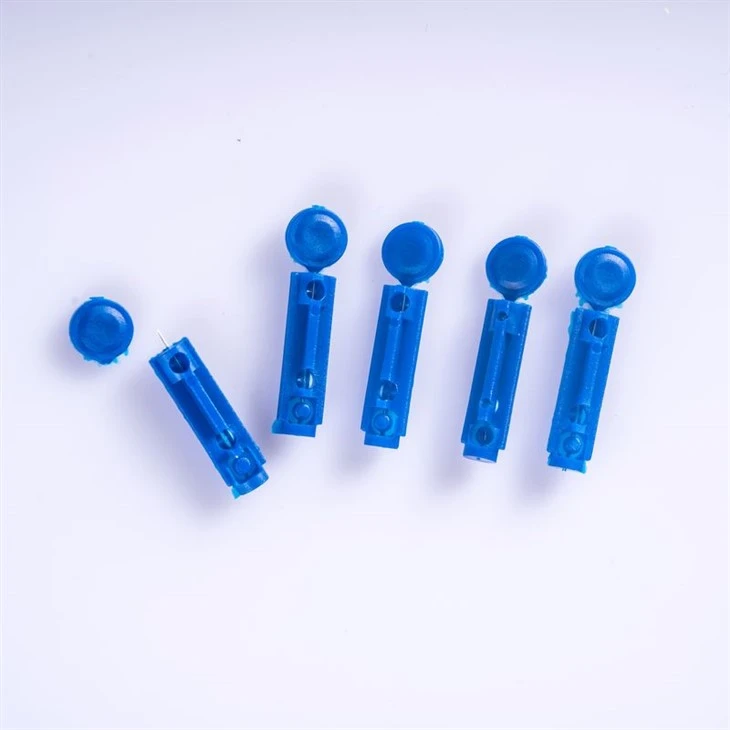 Disposable Glucose Lancet Plastic Hub Lancet