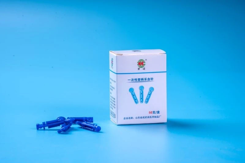 Disposable Glucose Lancet Plastic Hub Lancet high quality