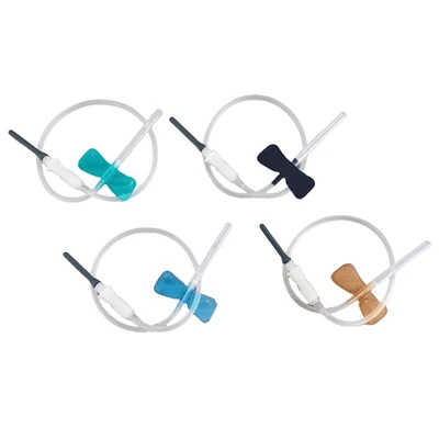 20G 21G 22G 23G 25G Einweg-Butterfly-Nadeln Luer Slip / Luer Lock