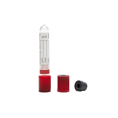 Vakuum 2 ml 5 ml 10 ml einfaches rotes Kappen-Serum-Blutentnahmeröhrchen ohne Zusatz